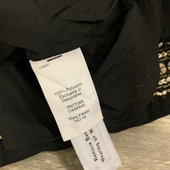 Madewell Sequin Embellished Boho Mini Skirt Lined With Pockets Size 0 - Picture 6 of 6